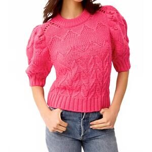 NEW MARIE OLIVER vayda top in party pink